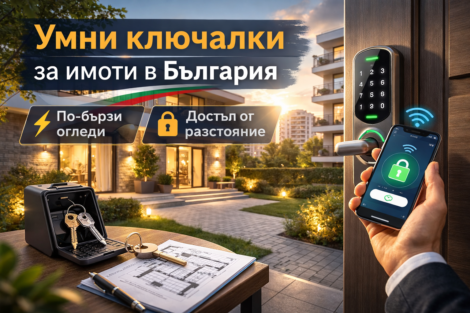 Умни ключалки за недвижими имоти в България