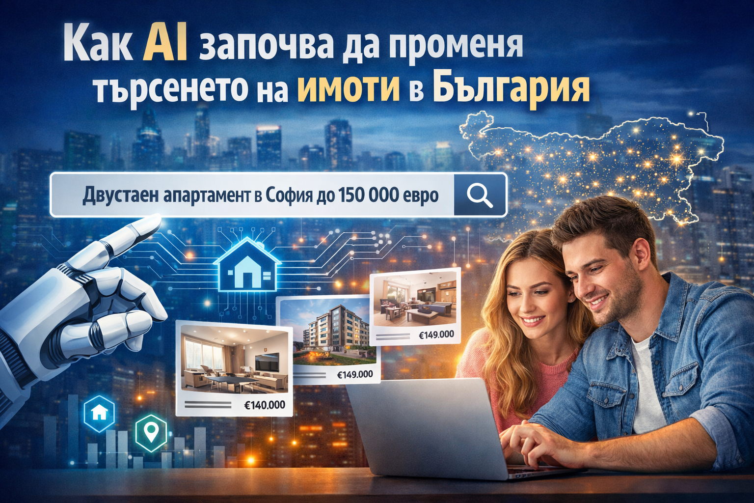 Как AI започва да променя търсенето на имоти в България