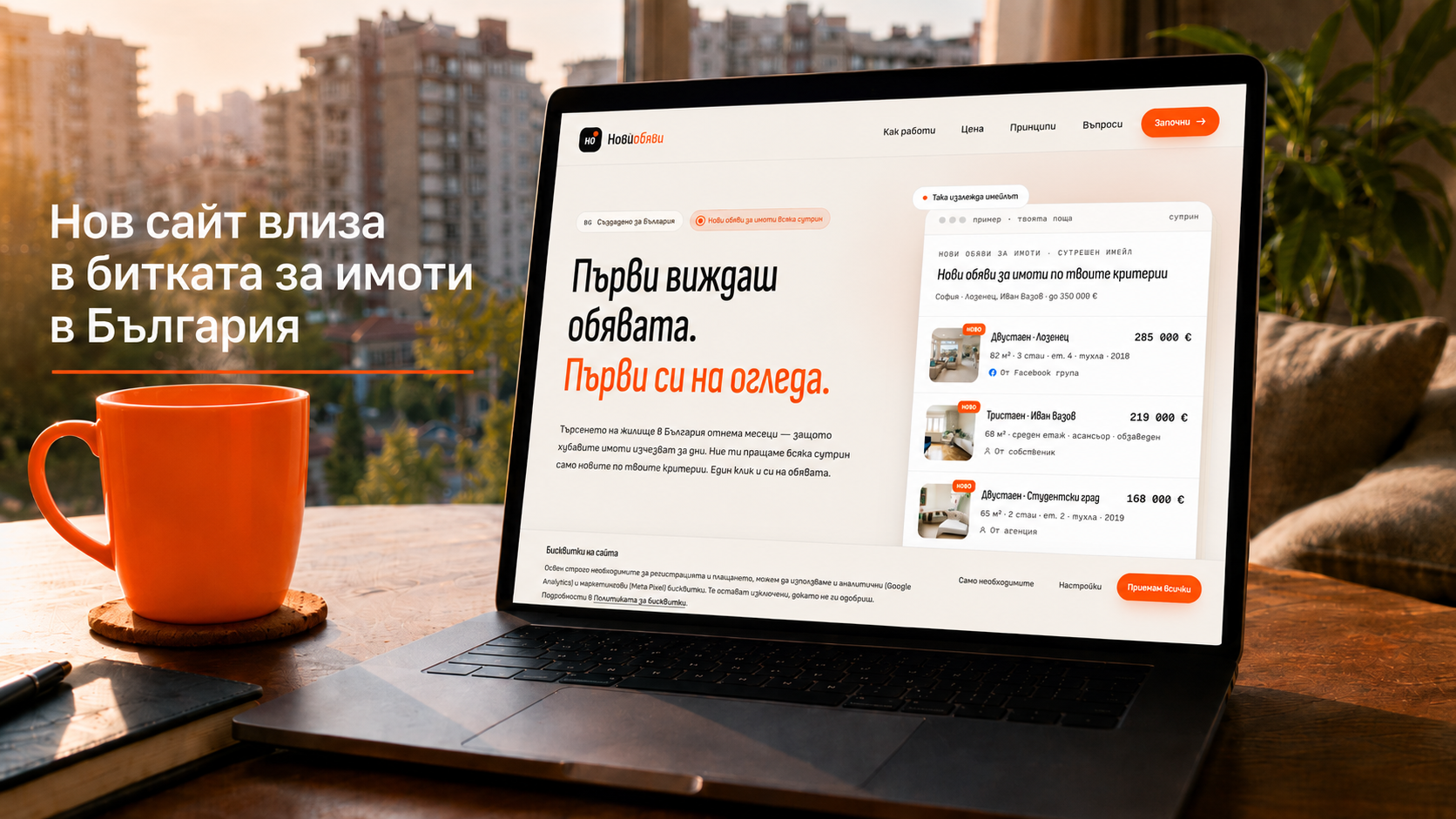 Нов сайт влиза в битката за имоти в България: първи виждаш обявата, първи си на огледа